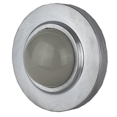 Satin Chrome Concave Wall Stop